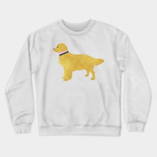 Preppy Golden Retriever Crewneck Sweatshirt